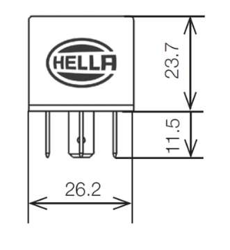 Picture of Hella Relay 12V 20-40A Spdt Res