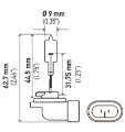 Picture of Hella Bulb 889 12V 27W Pgj13 T325