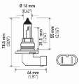 Picture of Hella Bulb 9006-Hb4 12V 55W P22D T4 Sb