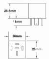 Picture of Hella Relay 12V 20-40A Spdt Res Sld