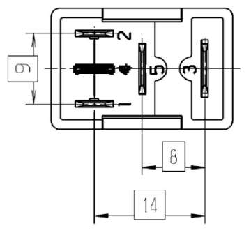 Picture of Hella Relay Micro Iso 5 Pole 12V Spst Res