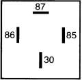 Picture of Hella Relay Mini Iso 4 Pole 12V Spst