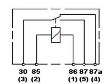 Picture of Hella Relay Mini Iso 5 Pole 12V Spdt Bkt