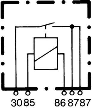 Picture of Hella Relay Mini Iso 5 Pole 24V Spst D87