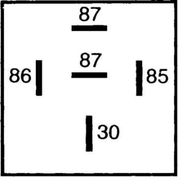 Picture of Hella Relay Mini Iso 5 Pole 24V Spst D87