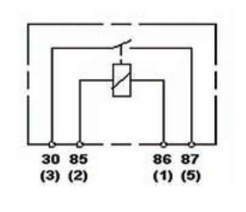 Picture of Hella Relay Mini Iso Alt 4 Pole 24V Spst Bkt