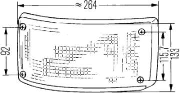 Picture of Hella Reversing Lamp 2Zr