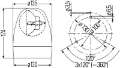 Picture of Hella Rotating Beacon H12V Yellow Mg12 2Rl