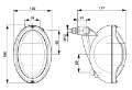 Picture of Hella Work Lamp Na Oa 180Gr Dr 2Mg12 Lt 1Gn