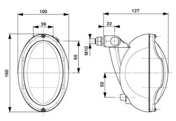 Picture of Hella Work Lamp Na Oa 180Gr Dr 2Mg12 Lt 1Gn