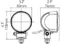 Picture of Hella Work Lamp Wa 0Gr Md1224 Lt M704 1G0