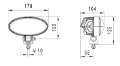 Picture of Hella Work Lamp Na 0Gr Md1224 Dt Ov902 1Gb