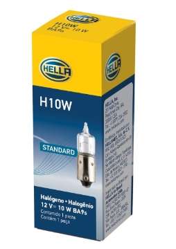 Picture of Hella Bulb H10W 12V 10W Ba9S T3 8Gh