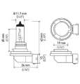 Picture of Hella Bulb H11 12V 55W Pgj192 T4 +50