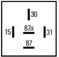 Picture of Hella Timer Control 24V 5Pin 0900S Delay Off