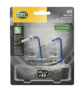 Picture of Hella Bulb H3 12V 55W Pk22S T325 +50 2