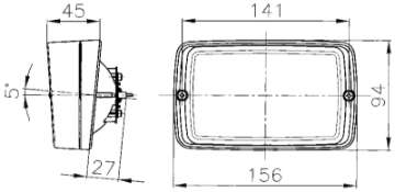 Picture of Hella Worklight 1Ga