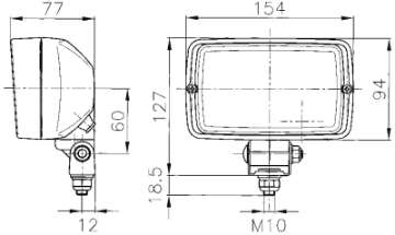 Picture of Hella Worklight 1Ga