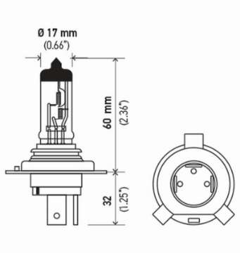 Picture of Hella Bulb Hs1 12V 35-35W Px43T T4625 Sb