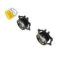 Picture of KC HiLiTES FLEX ERA 3 Dual Mode SAE Fog Lights - 2-Light Master Kit for Jeep JK-JL-JT Plastic Bumper