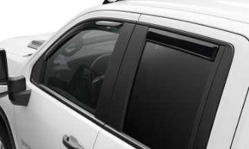 Picture of AVS 22-23 Toyota Tundra CC-CrewMax In-Channel Ventvisor Front & Rear Window Deflectors 4pc - Smoke