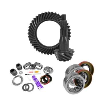 Picture of Yukon 9-75in Ford 3-55 Rear Ring & Pinion Install Kit 2-99in OD Axle Bearings and Seals