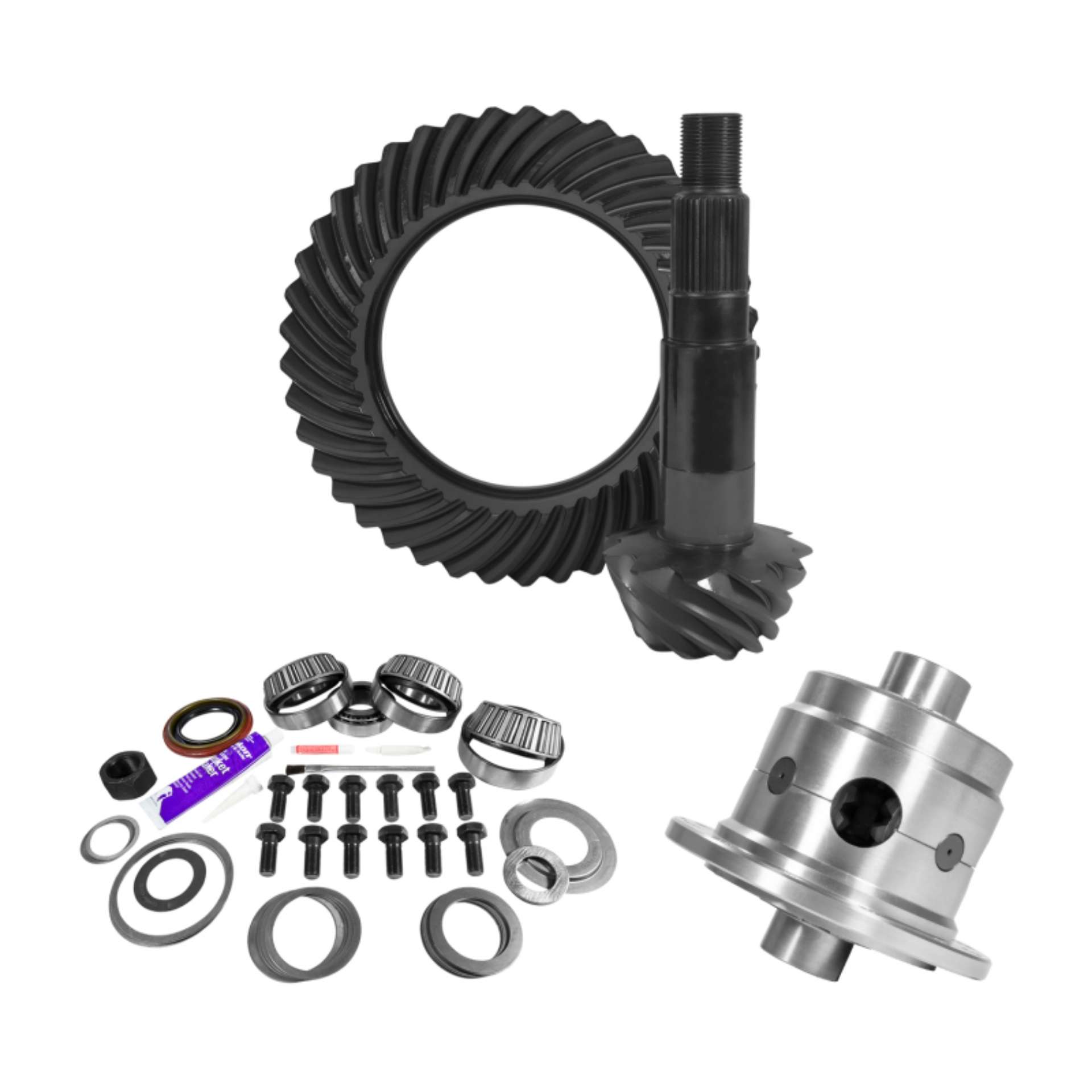 Picture of Yukon 11-25in Dana 80 3-54 Rear Ring & Pinion Install Kit 35 Spline Positraction 4-125in BRG