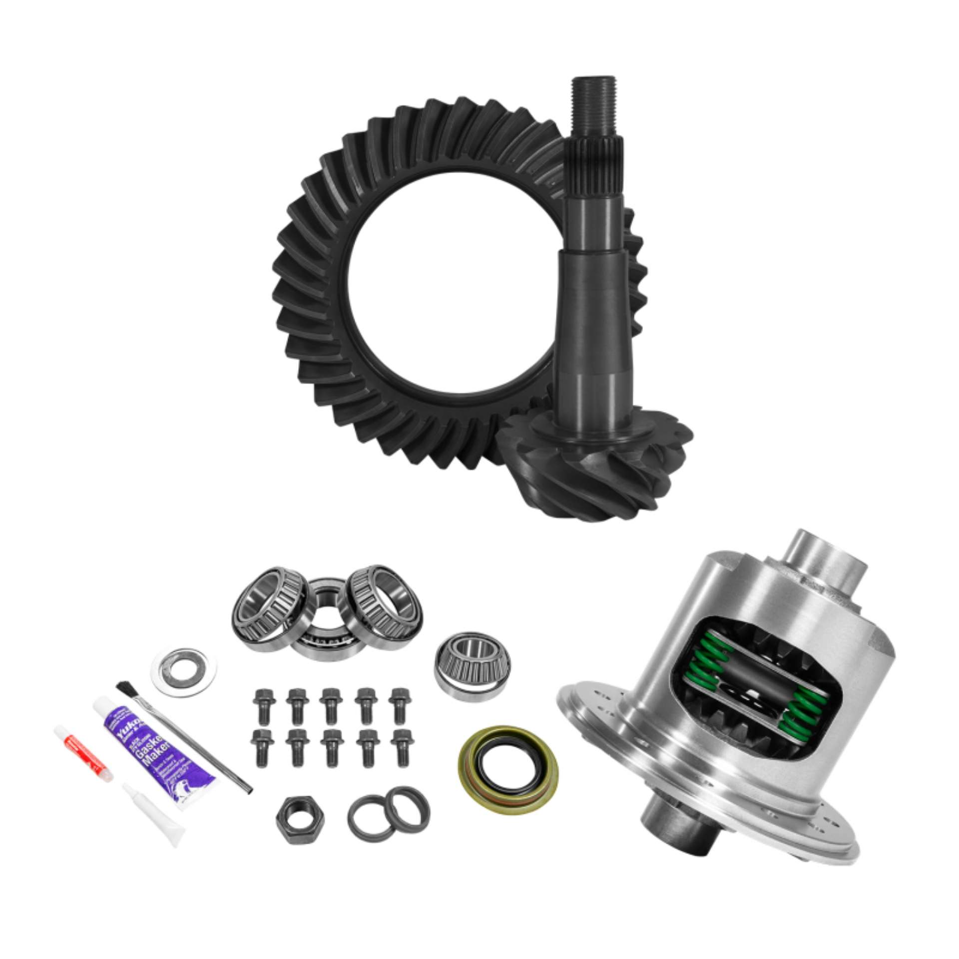 Picture of Yukon 8-25in-213mm CHY 3-55 Rear Ring & Pinion Install Kit 29 Spline Positraction