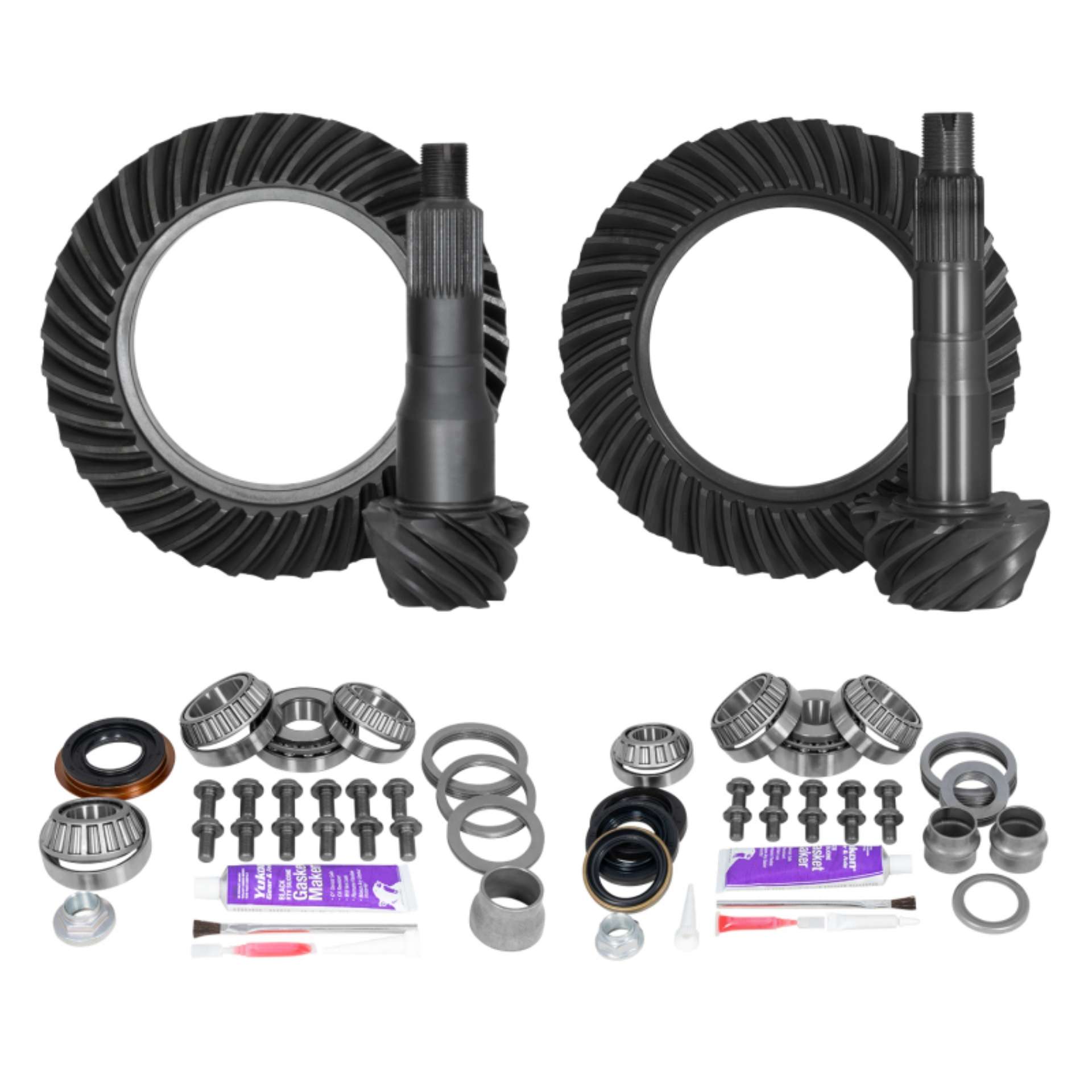 Picture of Yukon Ring & Pinion Gear Kit Front & Rear for Toyota 8-75-8IFS Diff A-T w-E-Locker 4-88 Ratio