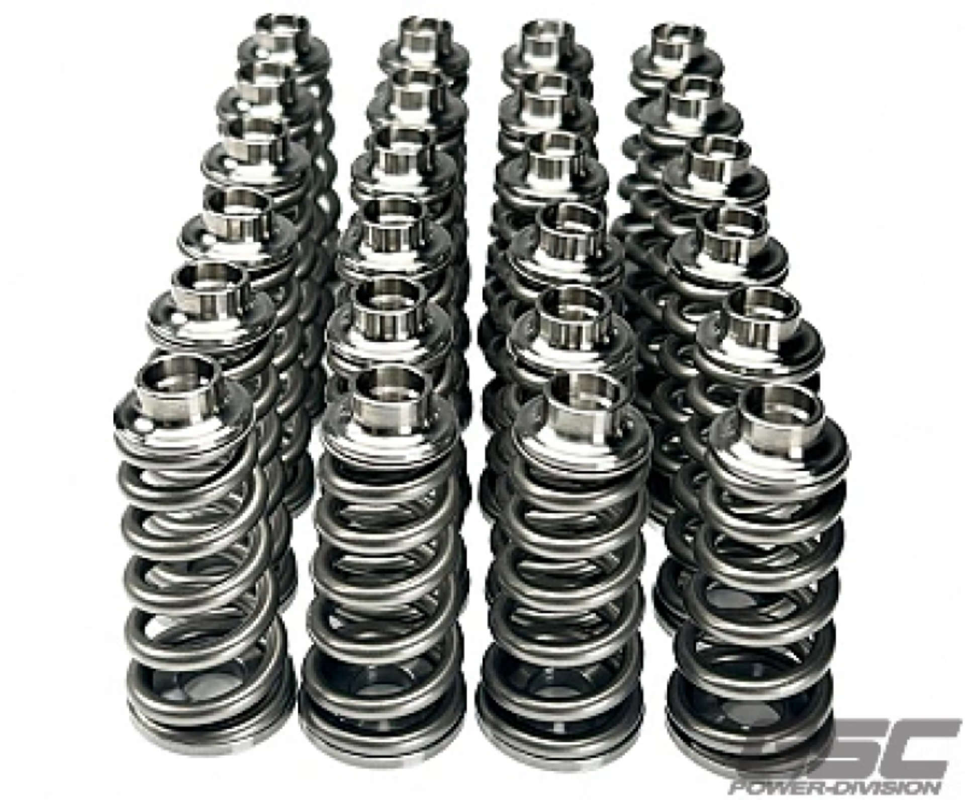 Picture of GSC P-D Porsche GT3-GT3 991 Single Conical Valve Spring Ti Retainer Steel Spring Seat Kit