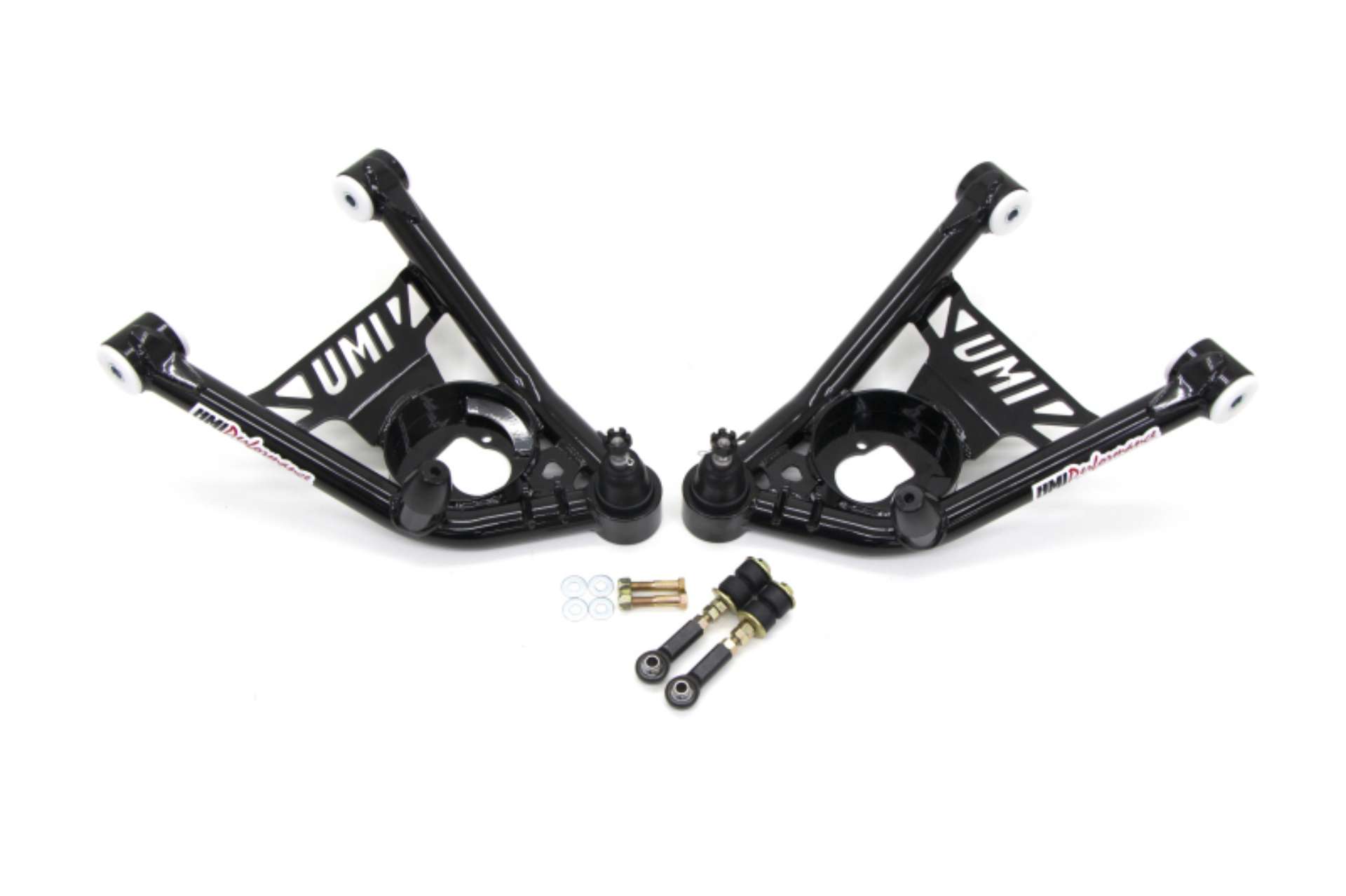 Picture of UMI Performance 64-72 GM A-Body Tubular Front Lower A-Arms Delrin 1-2in Taller Ball Joints