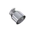 Picture of MBRP Universal T304 Stainless Steel Tip, 3in ID - 5in OD Out - 6-5in Length - Angle Cut  Single Wall