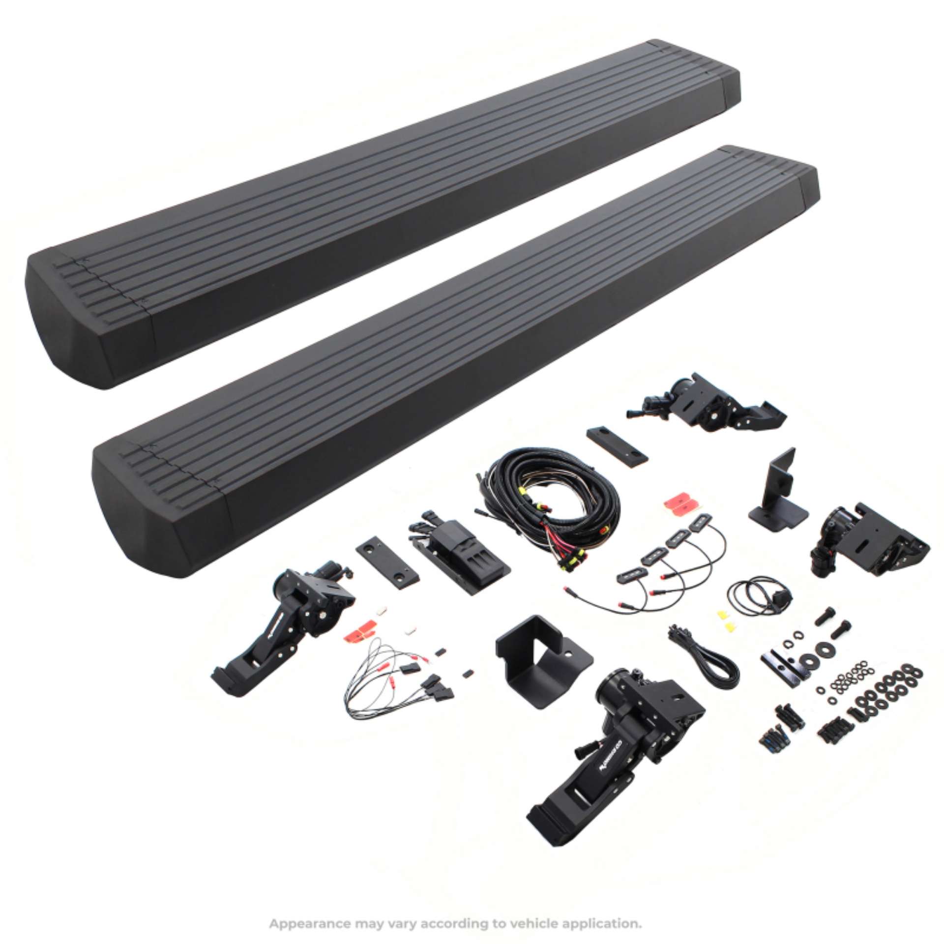 Picture of RealTruck 07-17 Jeep Wrangler 4dr VoltStep Electric Running Board Kit Cut Req- - Tex- Blk