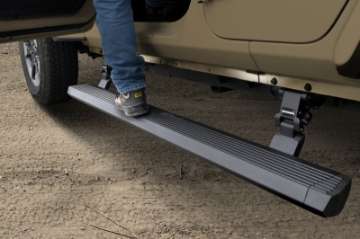 Picture of RealTruck 18-24 Jeep Wrangler 4dr VoltStep Electric Running Board Kit Drilling Req- - Tex- Blk