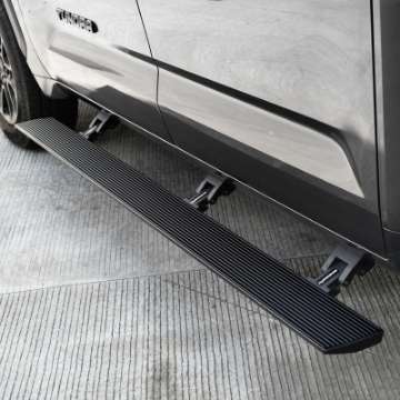 Picture of Go Rhino 22-23 Toyota Tundra CrewMax Cab 4dr E-BOARD E1 Electric Running Board Kit - Tex- Blk