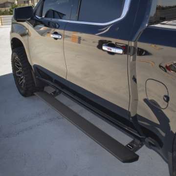 Picture of RealTruck 19-25 Chevy Silverado 1500 CC 4dr VoltStep Electric Running Board Kit - Tex- Blk