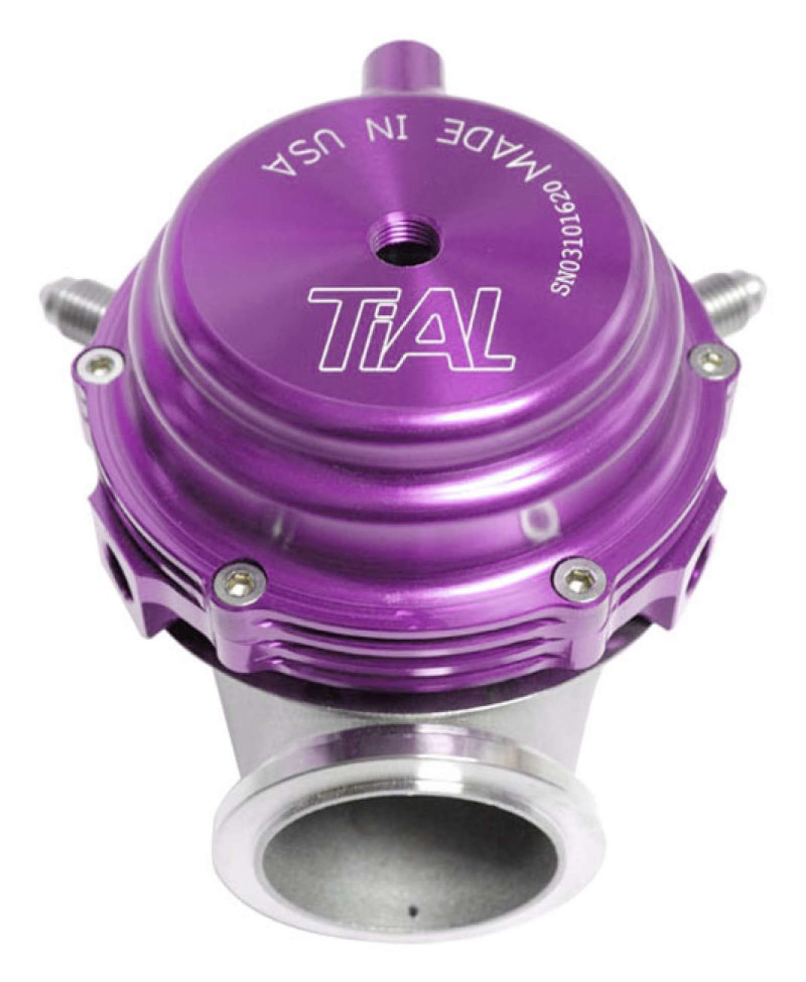 Picture of TiAL Sport MVR Wastegate 44mm 7-25 PSI w-Clamps - Purple