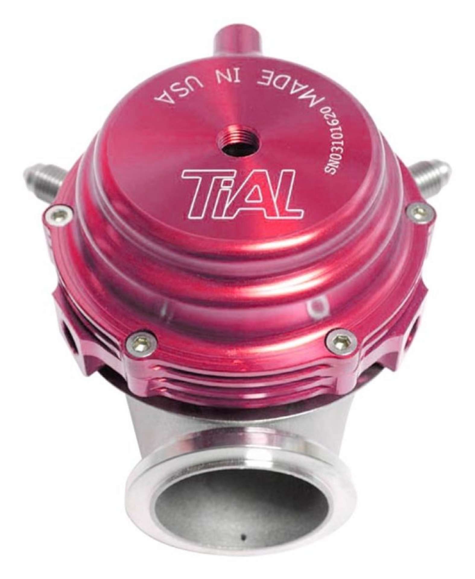 Picture of TiAL Sport MVR Wastegate 44mm 7-25 PSI w-Clamps - Red