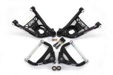 Picture of UMI Performance 64-72 GM A-Body Tubular Upper & Lower Front A-Arm Kit- Delrin Bushings