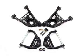 Picture of UMI Performance 64-72 GM A-Body Tubular Upper & Lower Front A-Arm Kit - Black