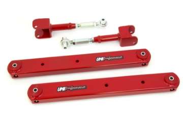 Picture of UMI Performance 64-67 GM A-Body Rear Control Arm Kit Fully Boxed Lowers Adjustable Uppers