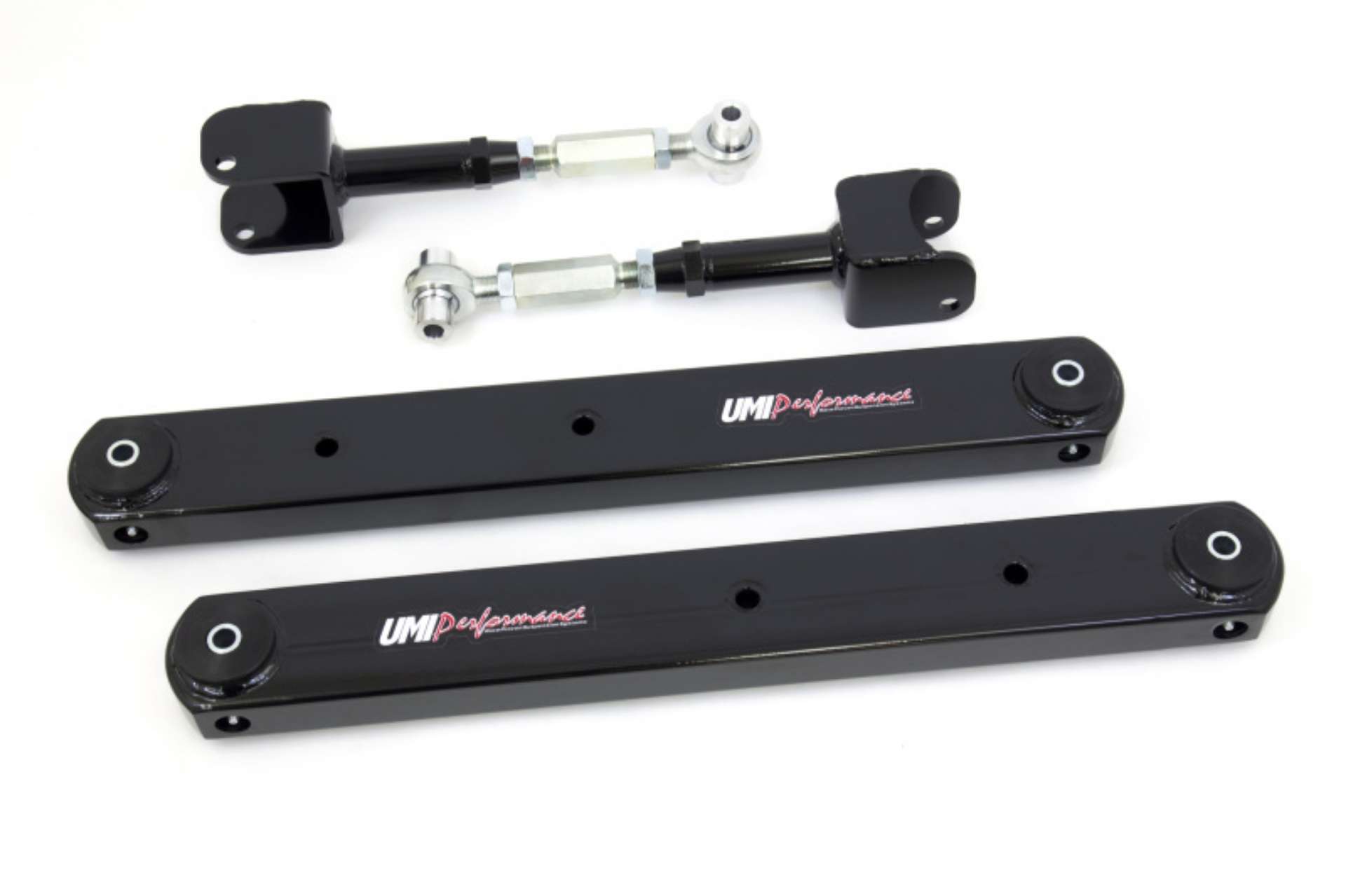 Picture of UMI Performance 64-67 GM A-Body Rear Control Arm Kit Fully Boxed Lowers Adjustable Uppers