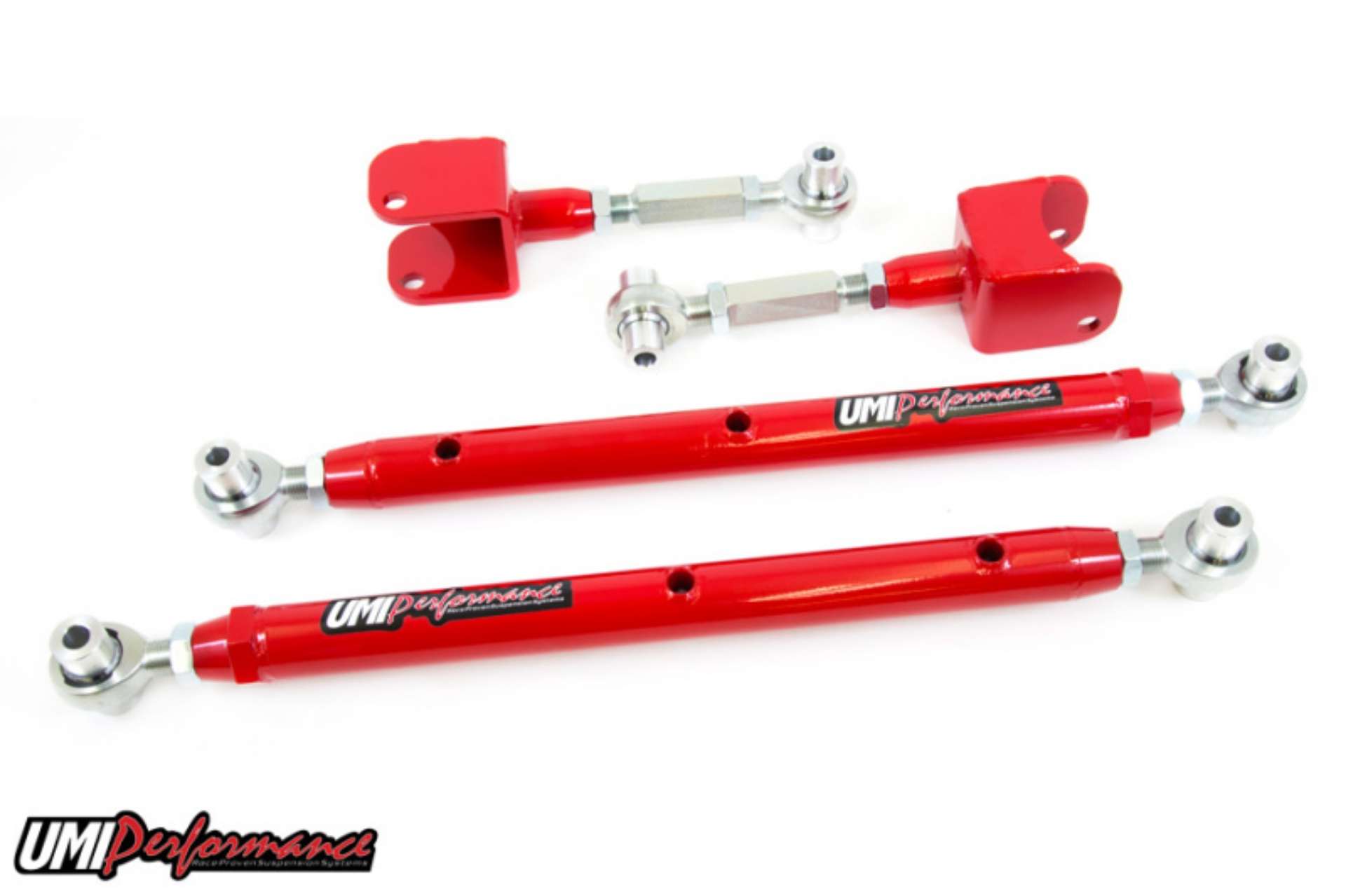 Picture of UMI Performance 78-88 GM G-Body Double Adjustable Upper & Lower Rear Control Arms Kit