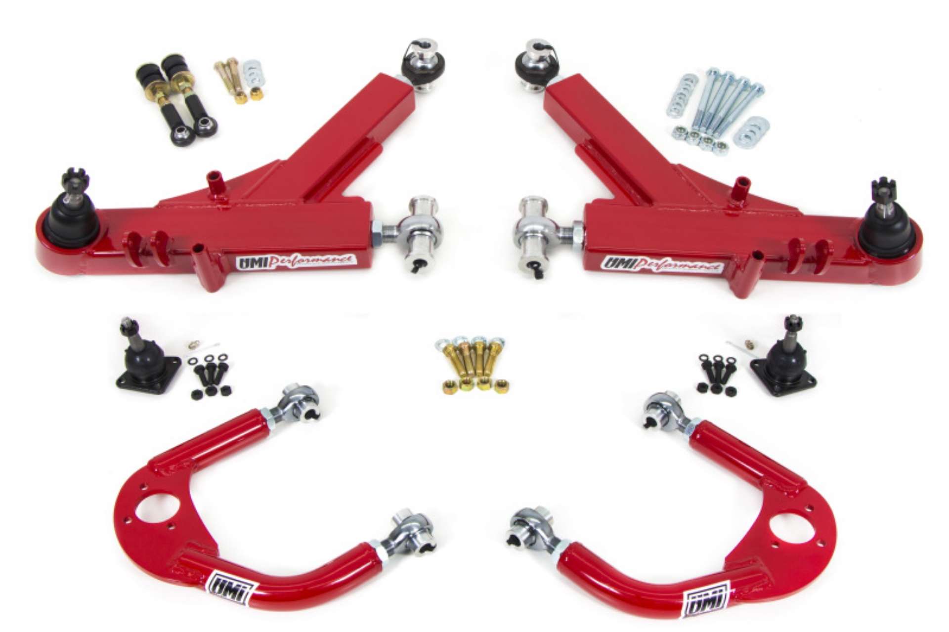 Picture of UMI Performance 93-02 GM F-Body A-Arm Kit Road Race Boxed Lower + Adj Upper