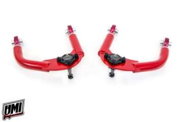 Picture of UMI Performance 93-02 GM F-Body Upper A-Arm Adj- Drag CrMo - Red