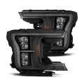 Picture of AlphaRex 18-20 Ford F-150 NOVA LED Proj Headlight  Blk 14th Gen G2 Style