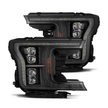 Picture of AlphaRex 18-20 Ford F-150 NOVA LED Proj Headlight  Blk 14th Gen G2 Style