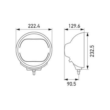 Picture of Hella Rallye 4000 LED Driving Lamp Pencil Beam