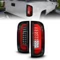 Picture of ANZO 15-21 GMC Canyon Full LED Taillights w- Red Lightbar Black Housing-Clear Lens