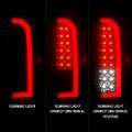 Picture of ANZO 15-21 GMC Canyon Full LED Taillights w- Red Lightbar Black Housing-Clear Lens